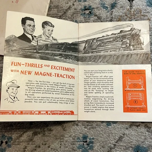 Vintage Train Instruction Books Collection 1950s Lionel & Gilbert American Flyer - Picture 14 of 16